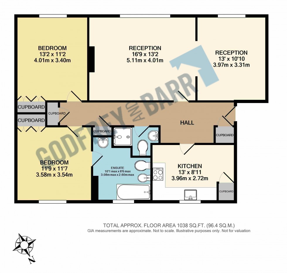 Floorplan for Belvedere Court, Hampstead Garden Suburb