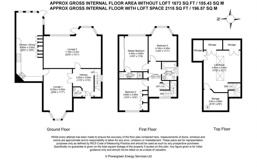 Floorplan for Gurney Drive, Hampstead Garden Suburb