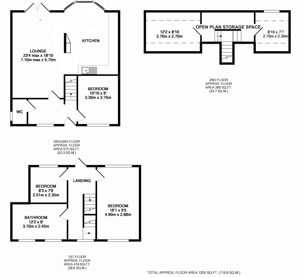 Floorplan for Addison Way, Hampstead Garden Suburb
