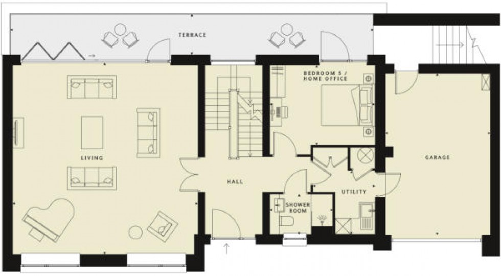 Floorplan for The Ridgeway, Mill Hill VIllage