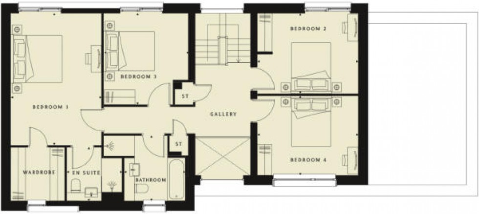 Floorplan for The Ridgeway, Mill Hill VIllage