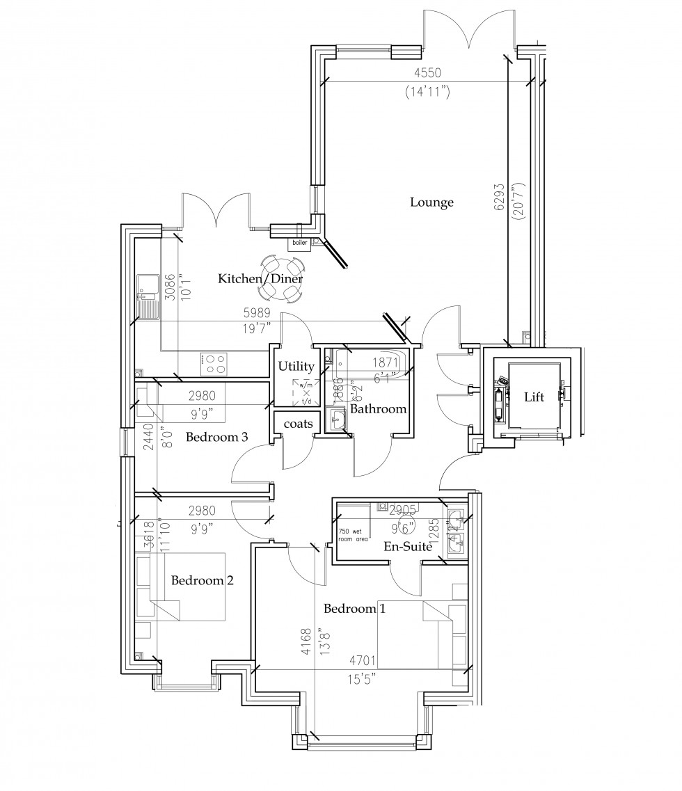 Floorplan for Millway, Mill Hill