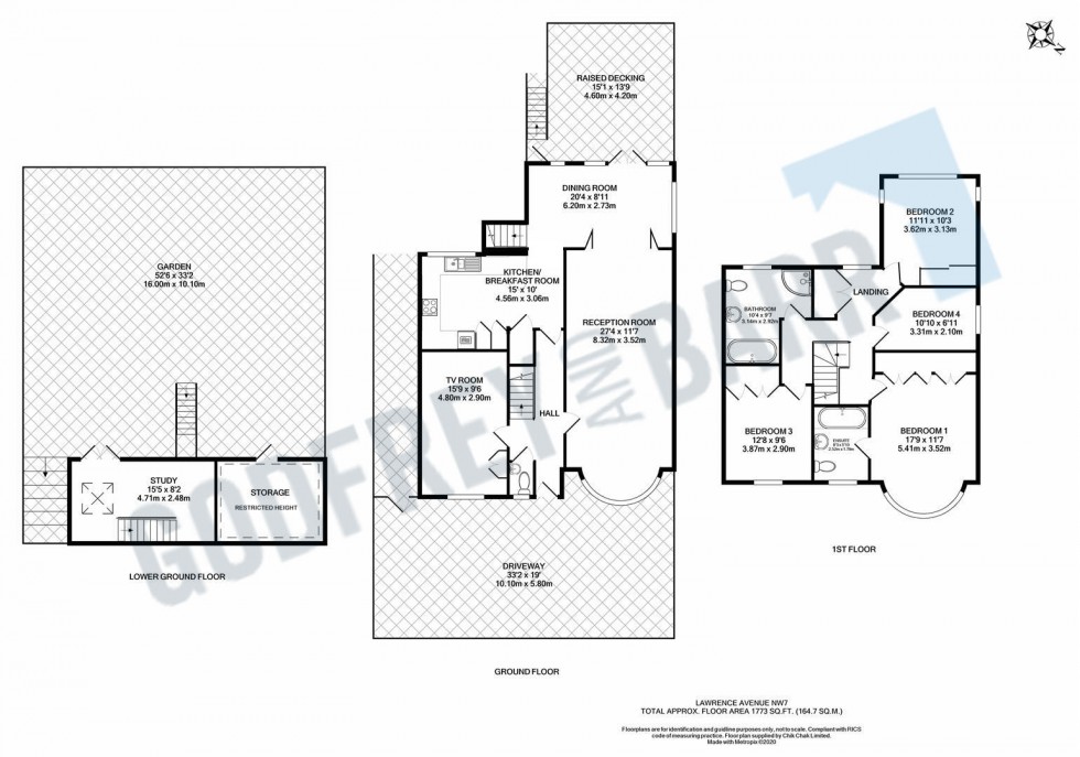 Floorplan for Lawrence Avenue, Mill Hill