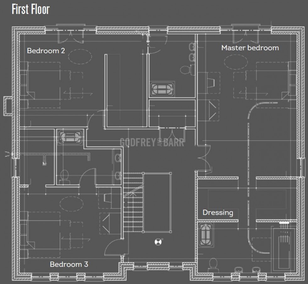 Floorplan for Camlet Way, Hadley Wood