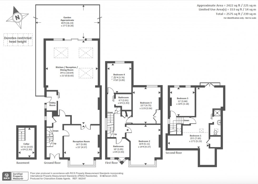 Floorplan for Windsor Road, Finchley