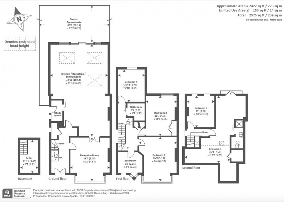 Floorplan for Windsor Road, Finchley