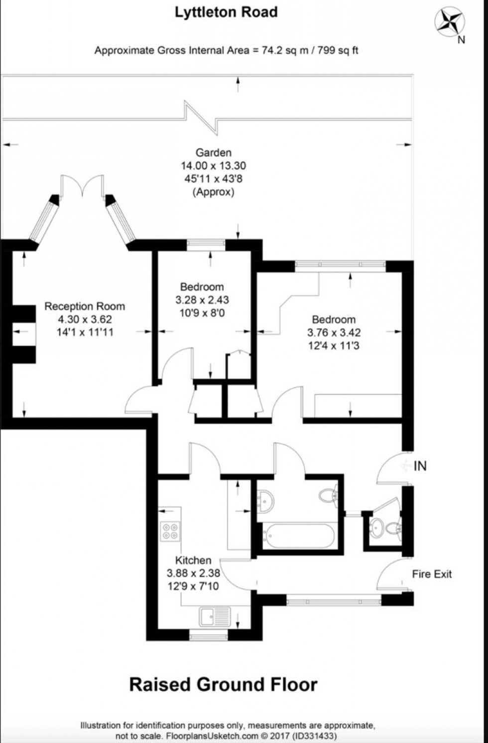 Floorplan for Lyttelton Court, Hampstead Garden Suburb
