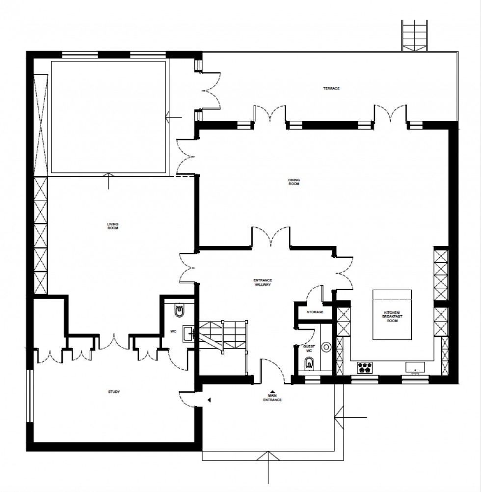 Floorplan for Marsh Lane, Mill Hill