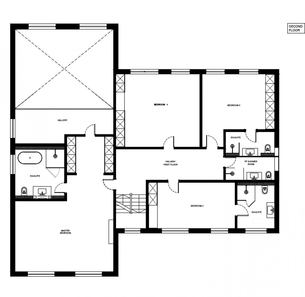 Floorplan for Marsh Lane, Mill Hill