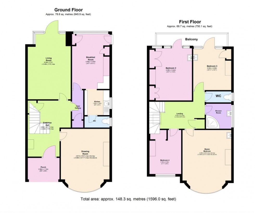 Floorplan for Wentworth Road, Golders Green