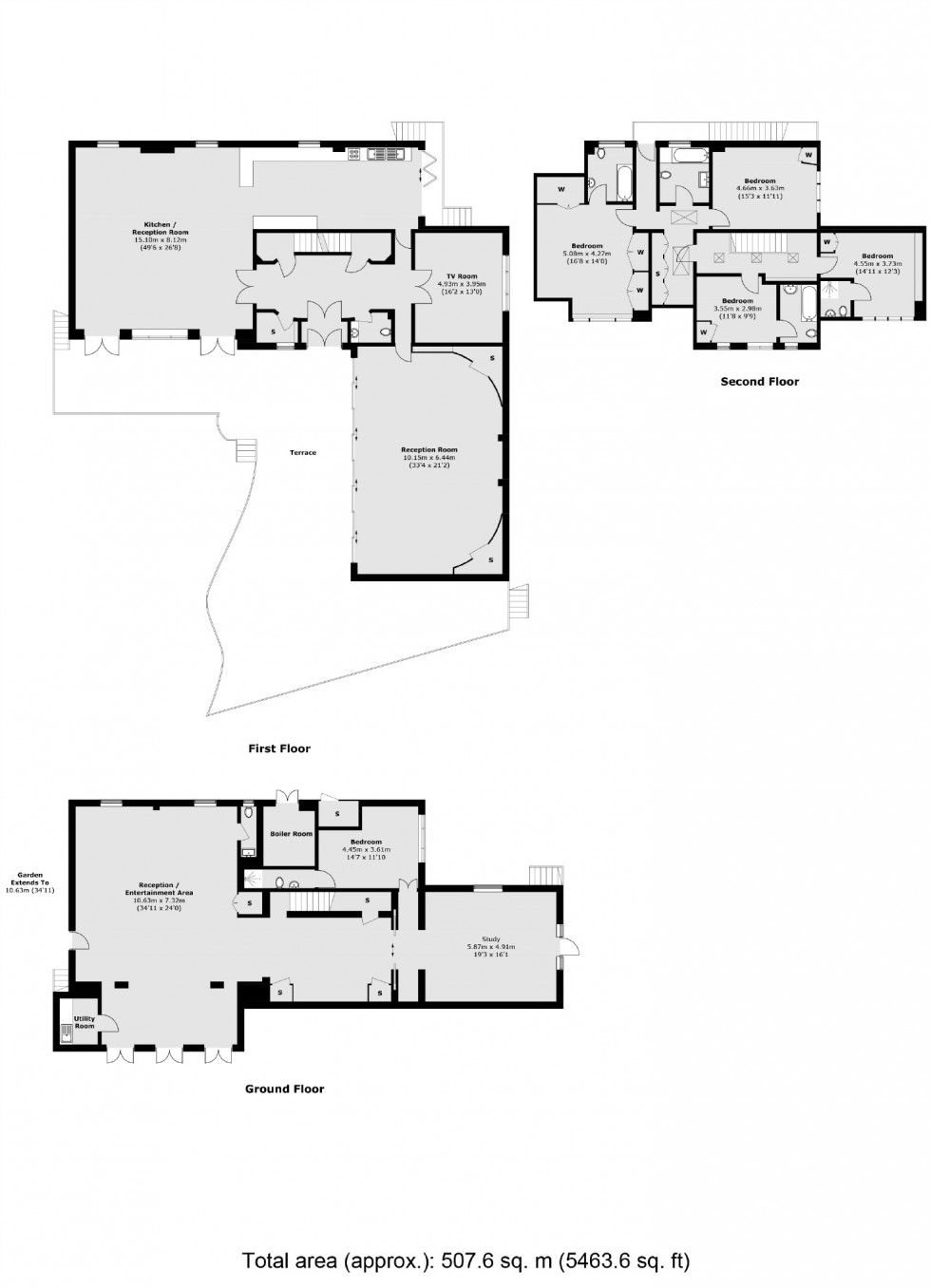 Floorplan for The Bishops Avenue, London