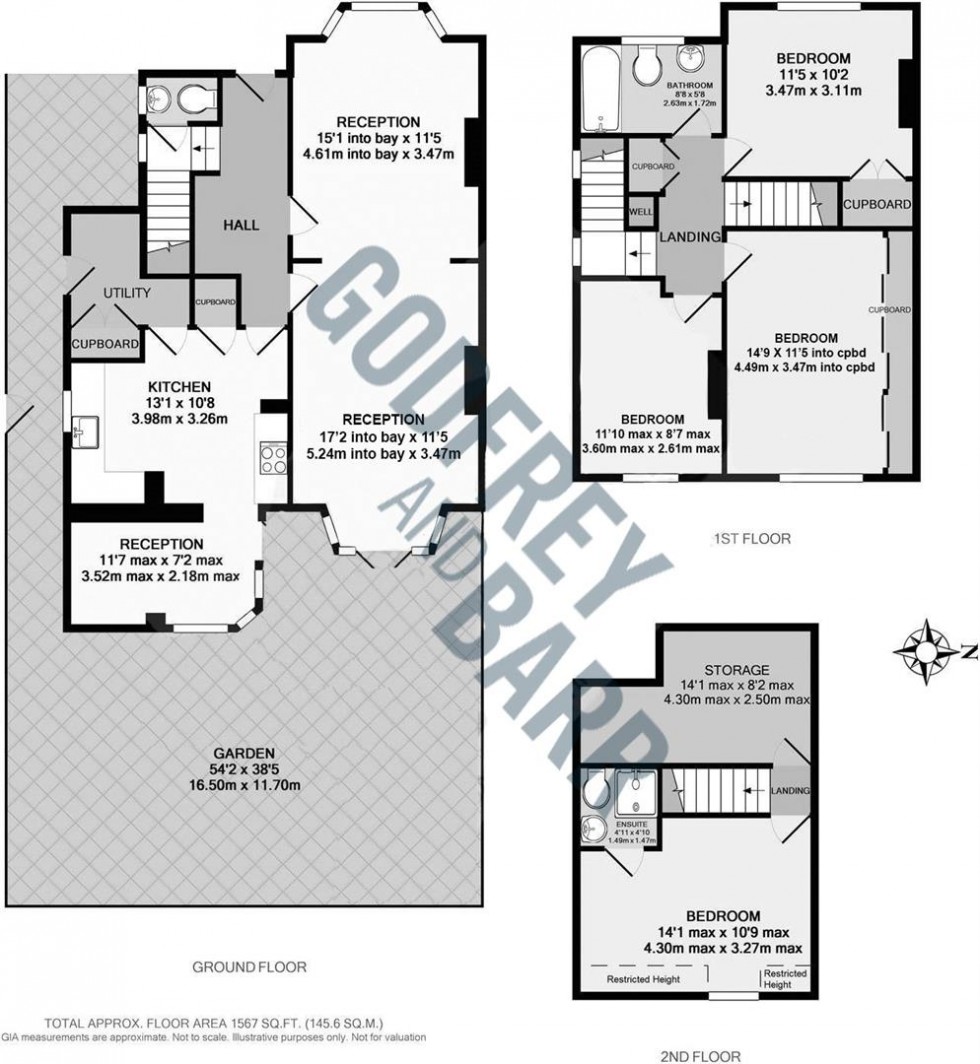 Floorplan for Harford Walk, Hampstead Garden Suburb