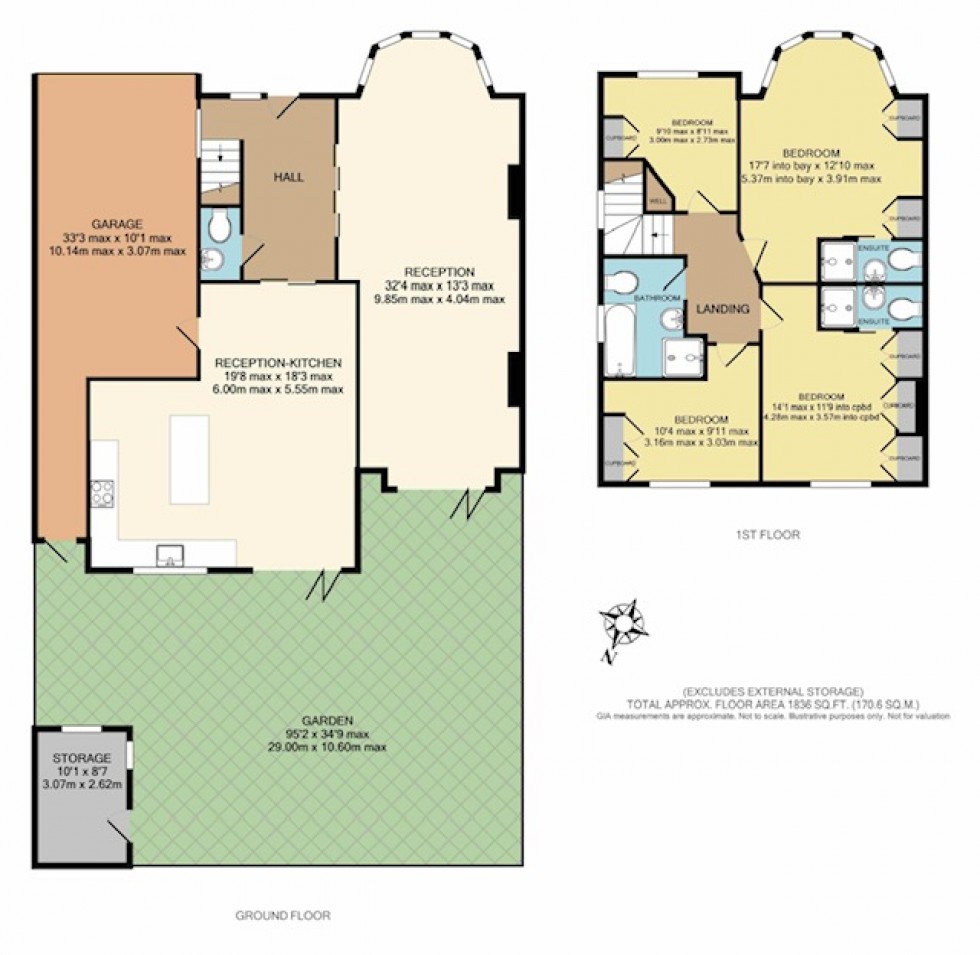 Floorplan for Creighton Avenue, East Finchley