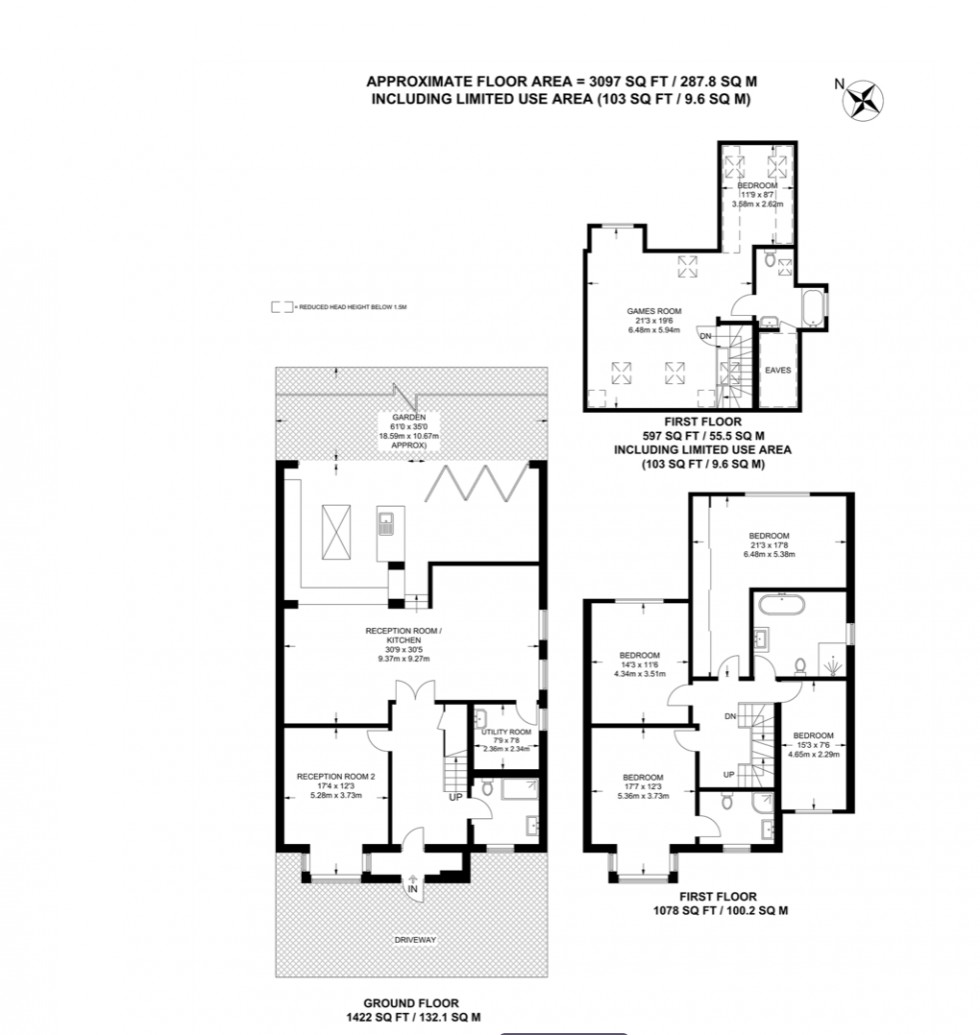 Floorplan for Sevington Road, Hendon