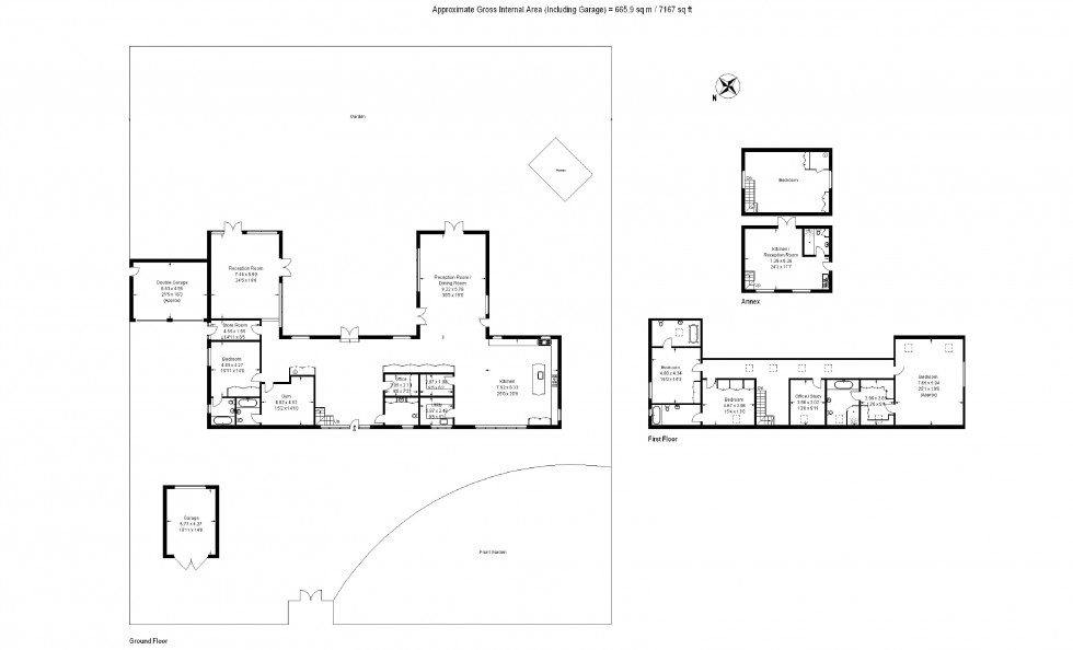 Floorplan for Common Lane, Radlett