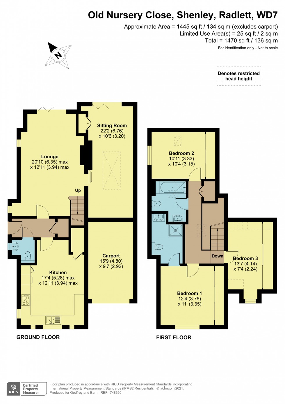 Floorplan for Shenley, Radlett