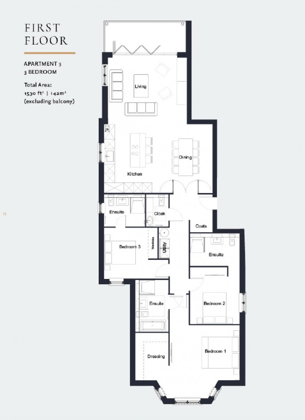 Floorplan for Beechwood Avenue, Finchley