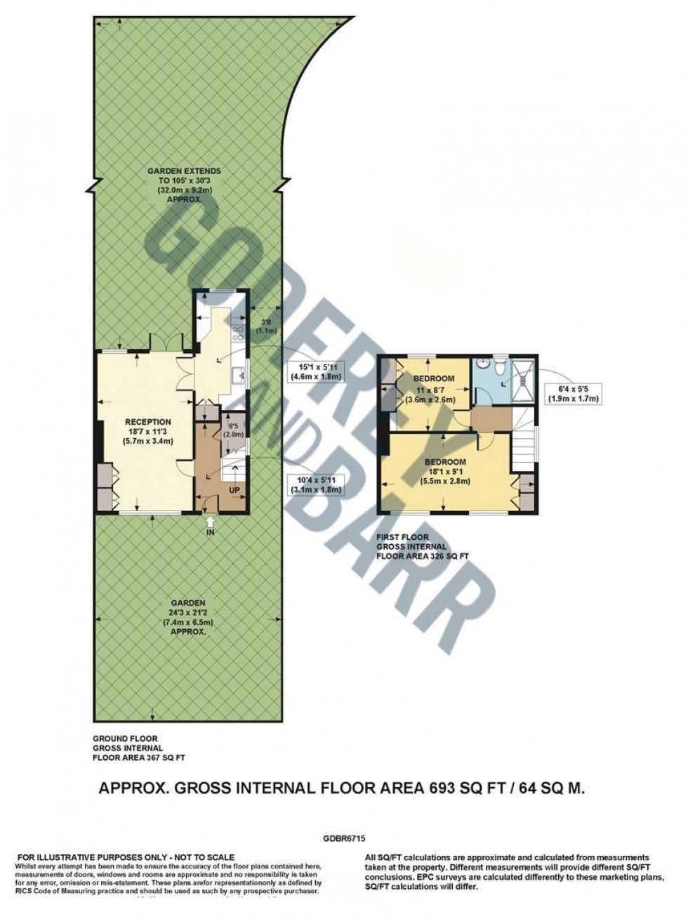 Floorplan for Westholm, Hampstead Garden Suburb