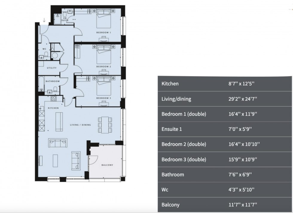 Floorplan for , Mill Hill Village