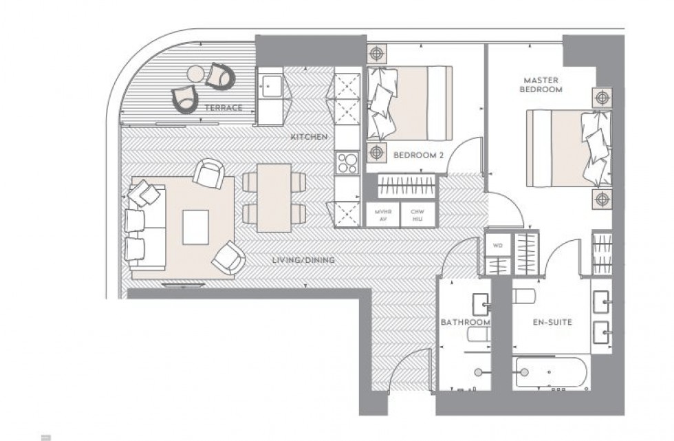 Floorplan for Principal Place, Shoreditch