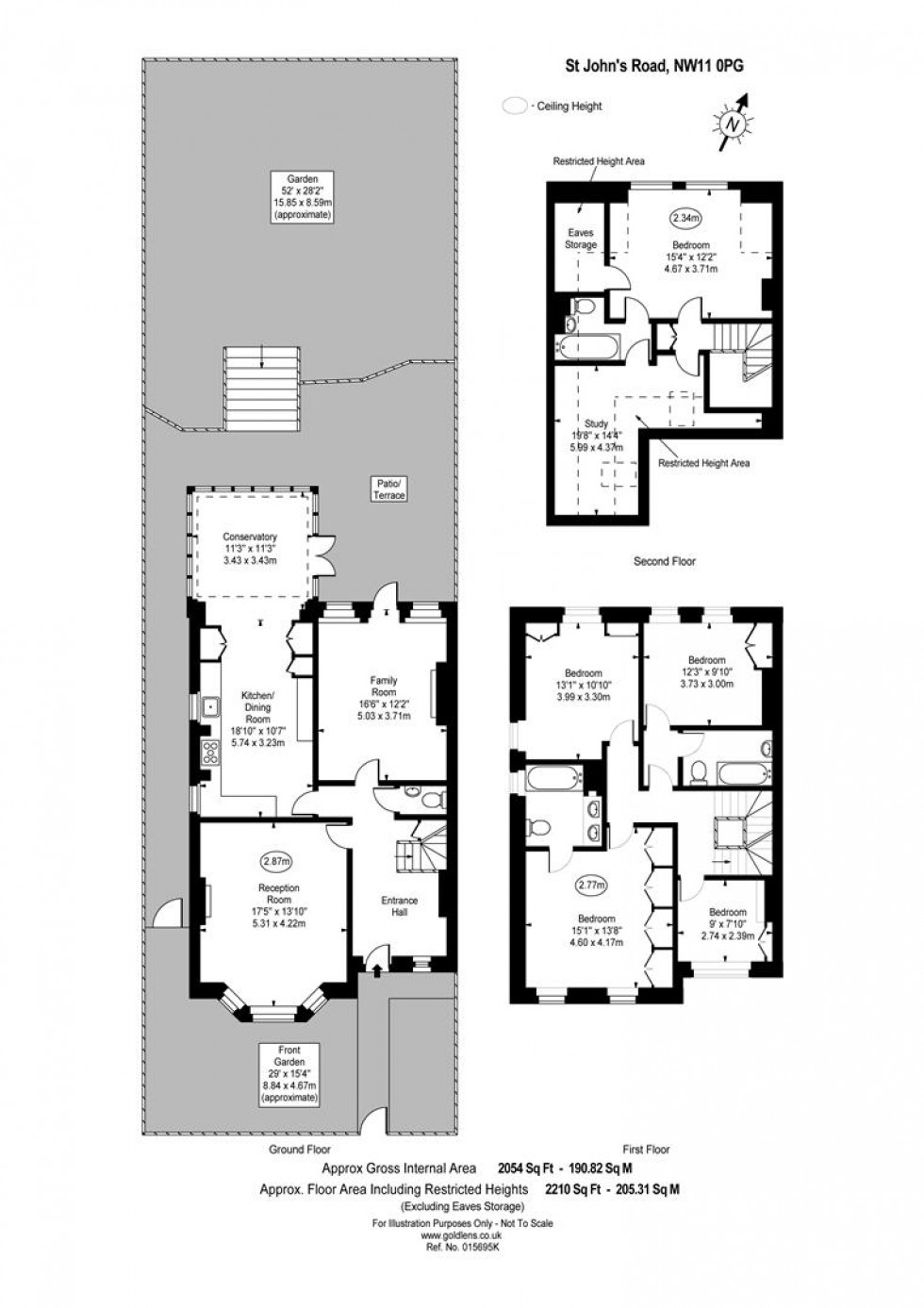 Floorplan for St Johns Road, Temple Fortune