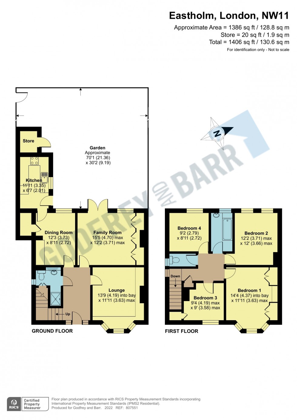 Floorplan for Eastholm, Hampstead Garden Suburb