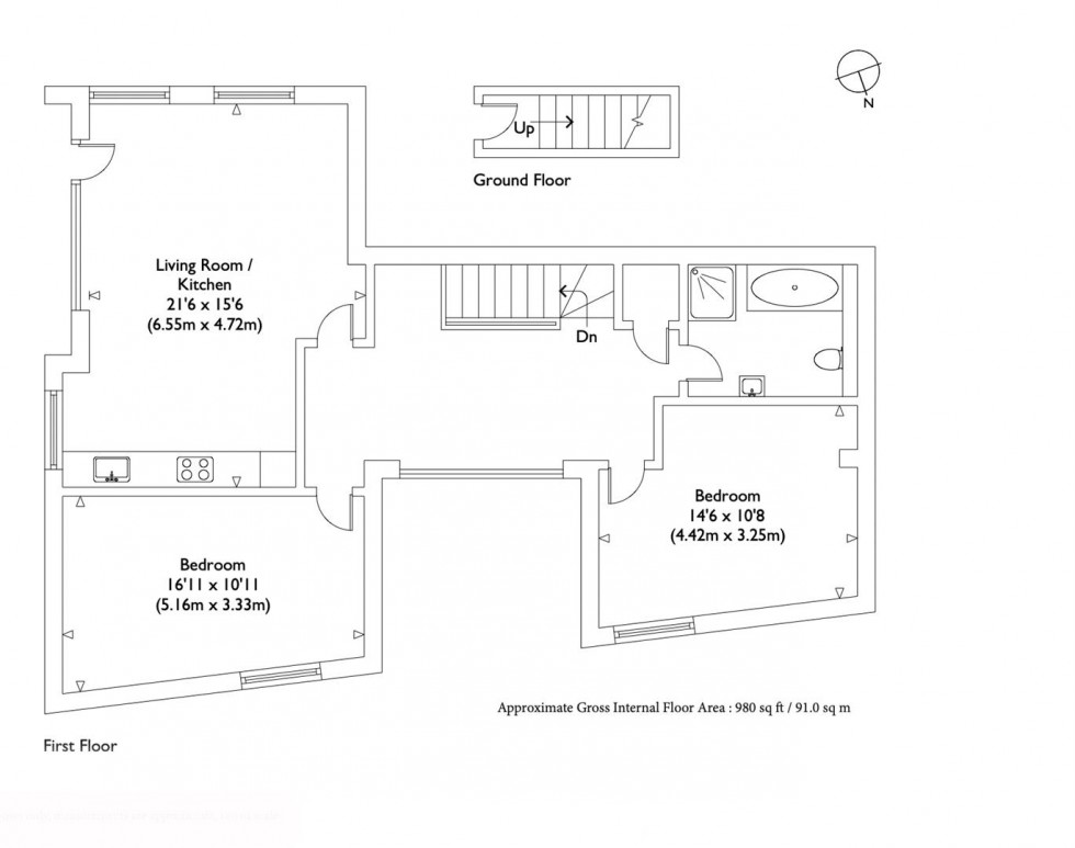Floorplan for Spencer Courtyard, Finchley