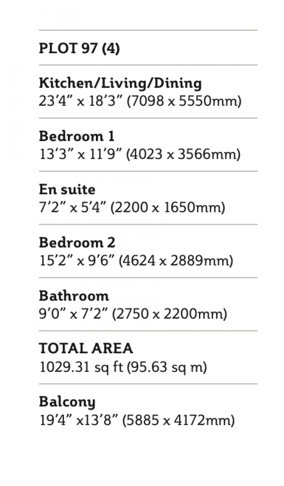 Floorplan for Ridgeway views, Mill Hill