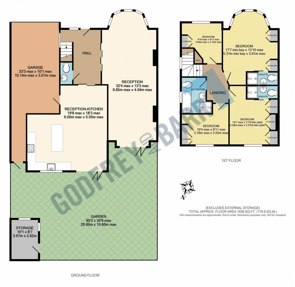 Floorplan for Creighton Avenue, East Finchley