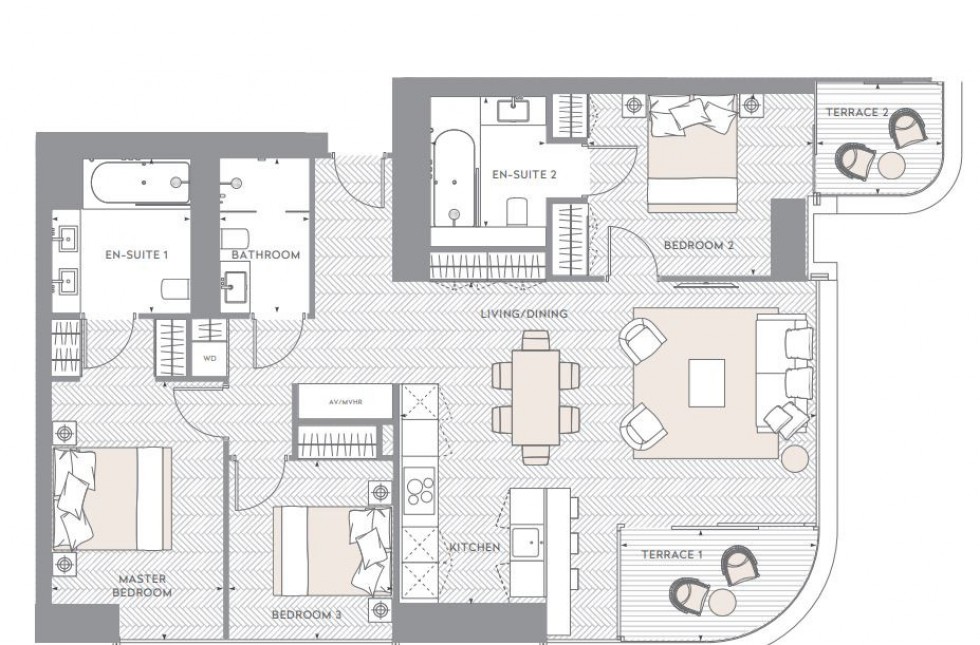 Floorplan for Principal Tower, Shoreditch