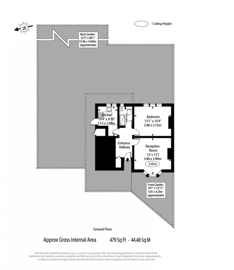 Floorplan for Midholm Close, Hampstead Garden Suburb