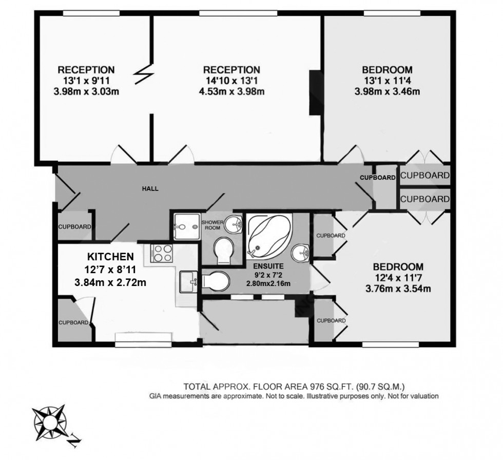 Floorplan for Lyttelton Road, Hampstead Garden Suburb