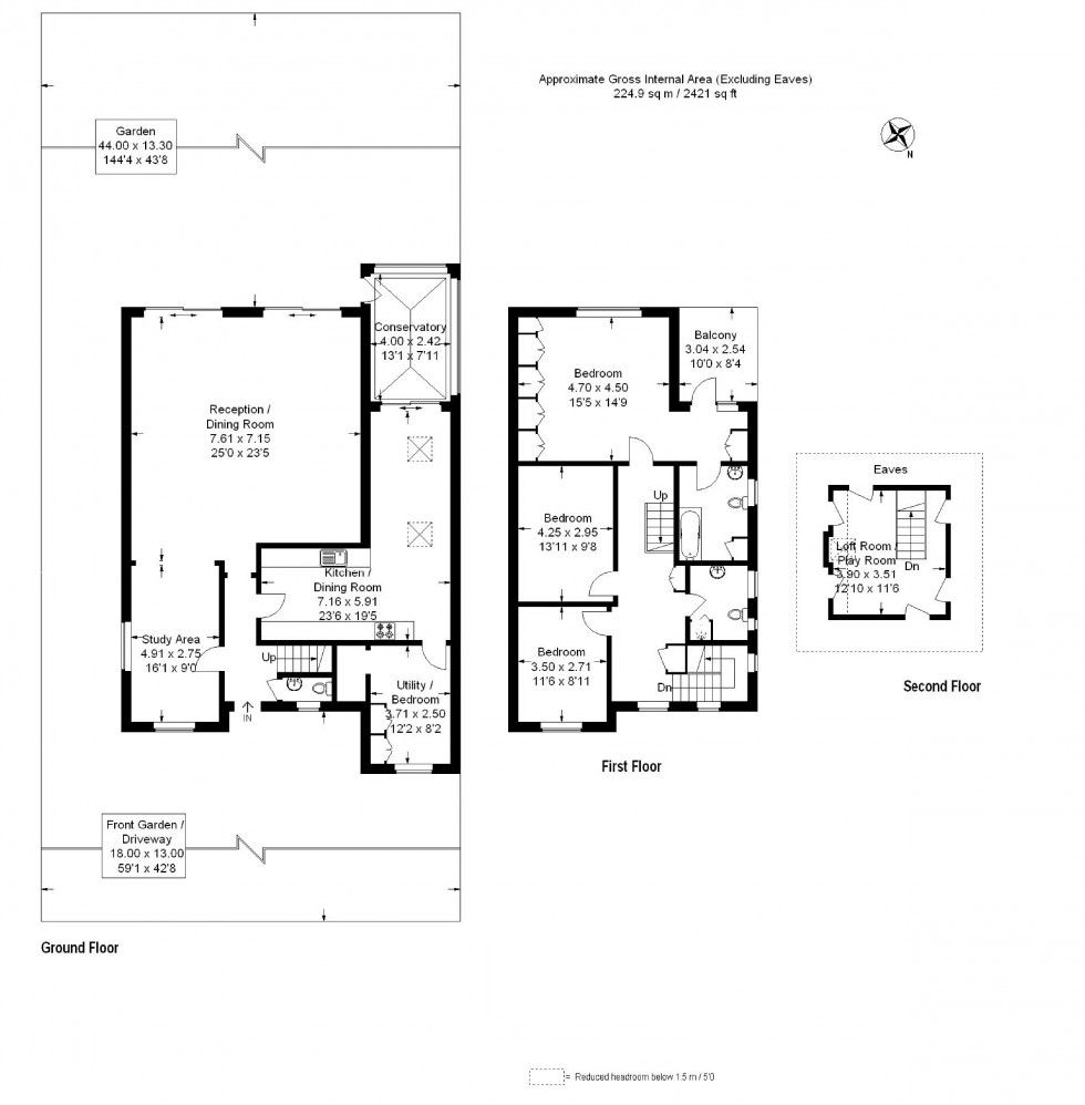 Floorplan for Hendon Wood Lane, Mill Hill / Arkley