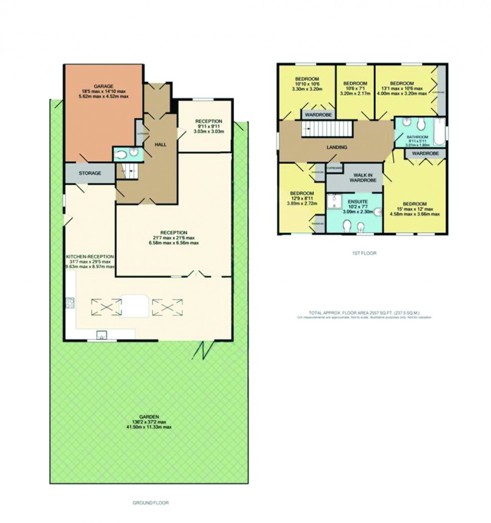 Floorplan for Galley Lane, Arkley / Barnet
