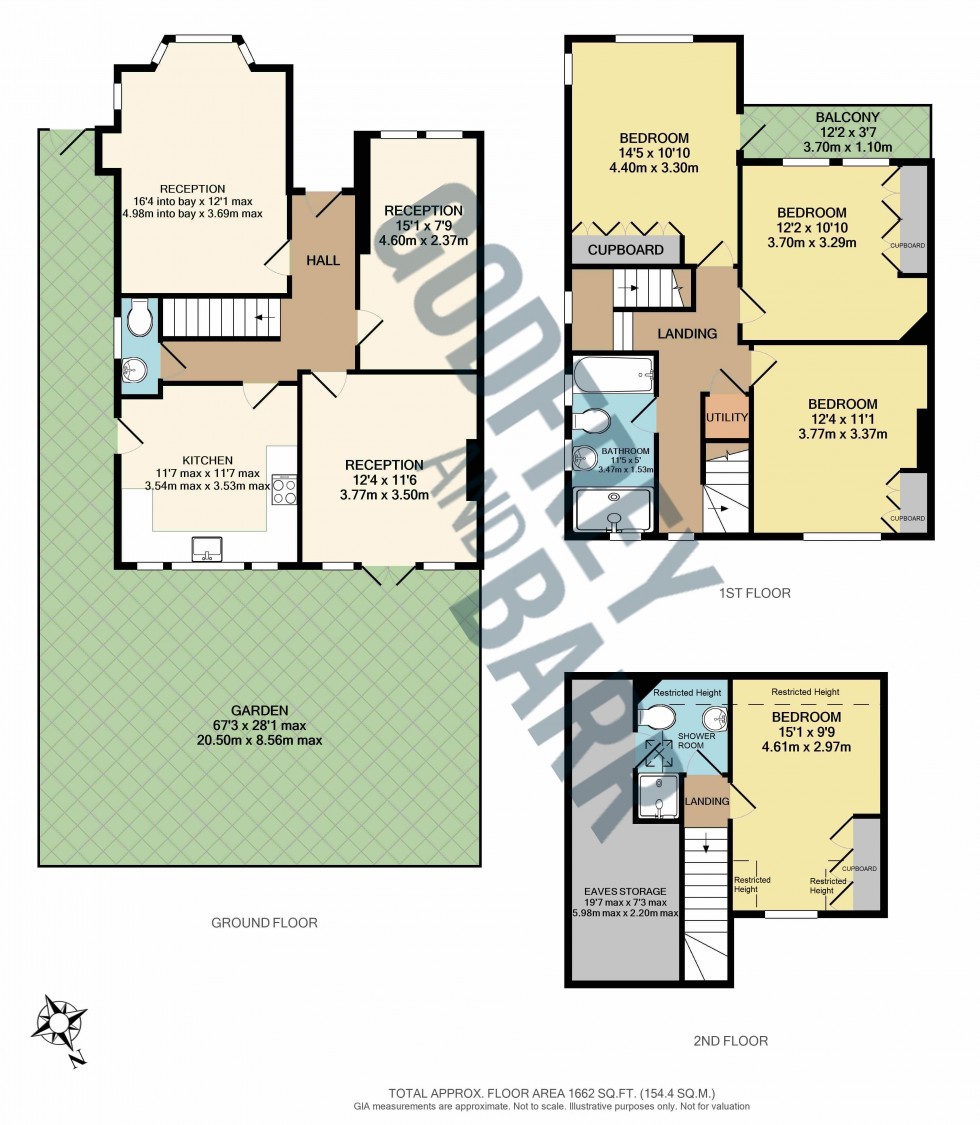 Floorplan for Hill Top, Hampstead Garden Suburb