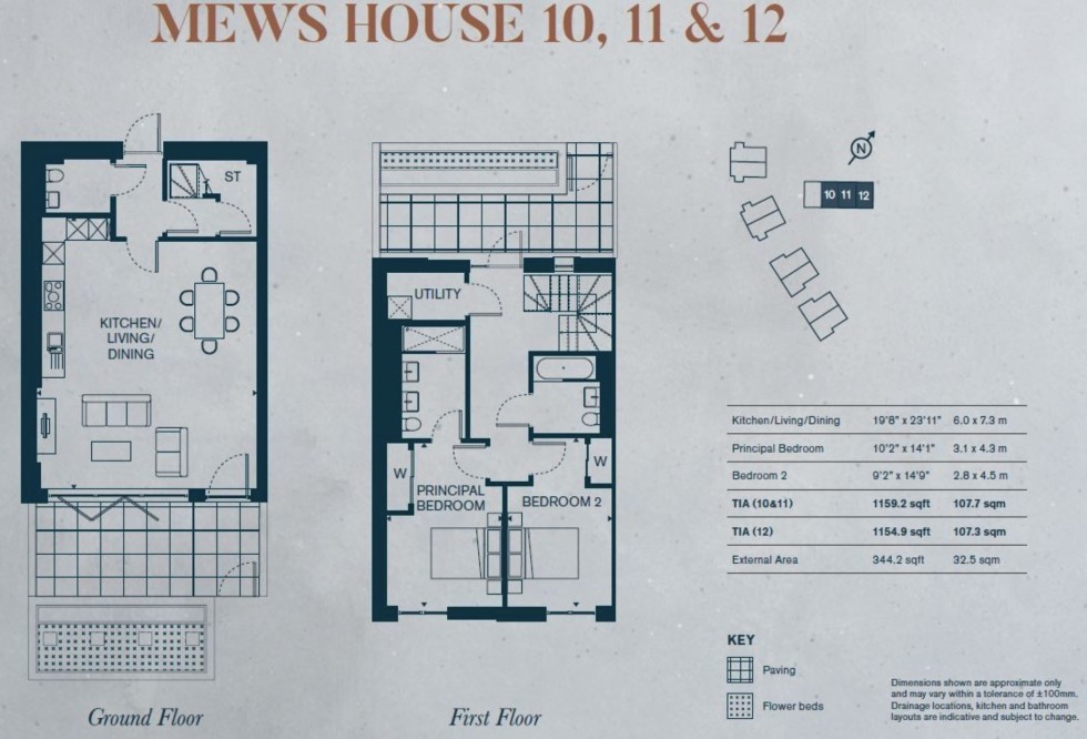 Floorplan for The Claves, Mill Hill East