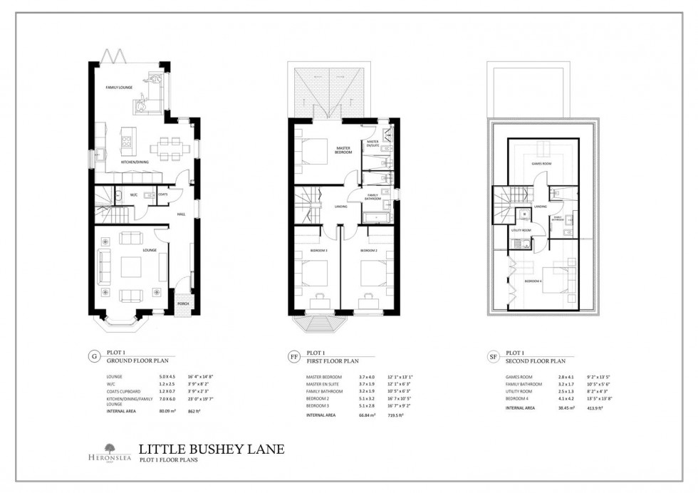 Floorplan for Little Bushey Lane, Bushey