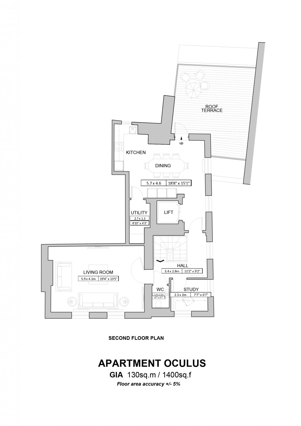 Floorplan for The Ridgeway, Mill Hill Village