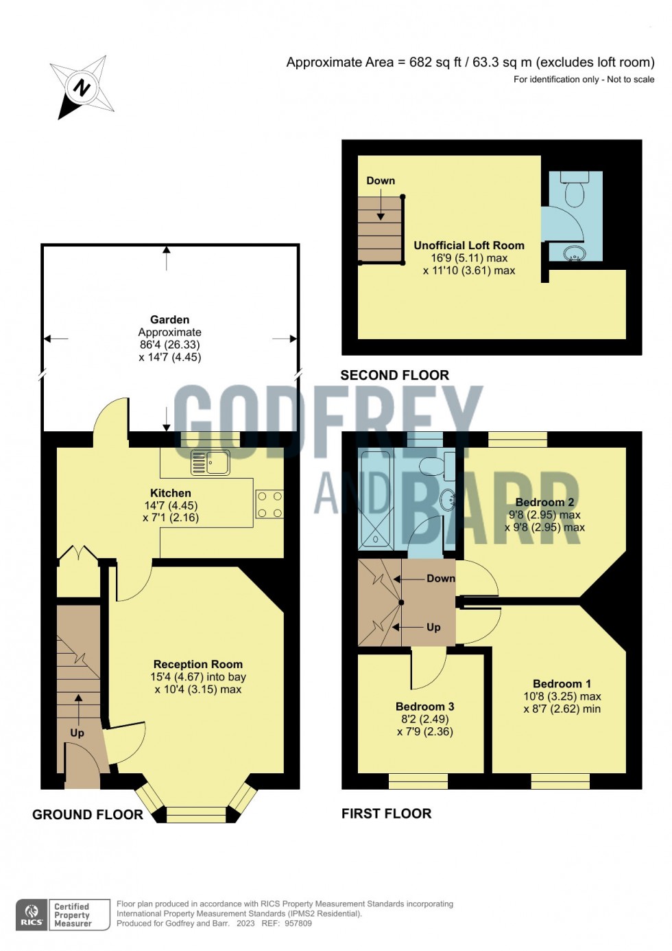 Floorplan for Midholm, Hampstead Garden Suburb