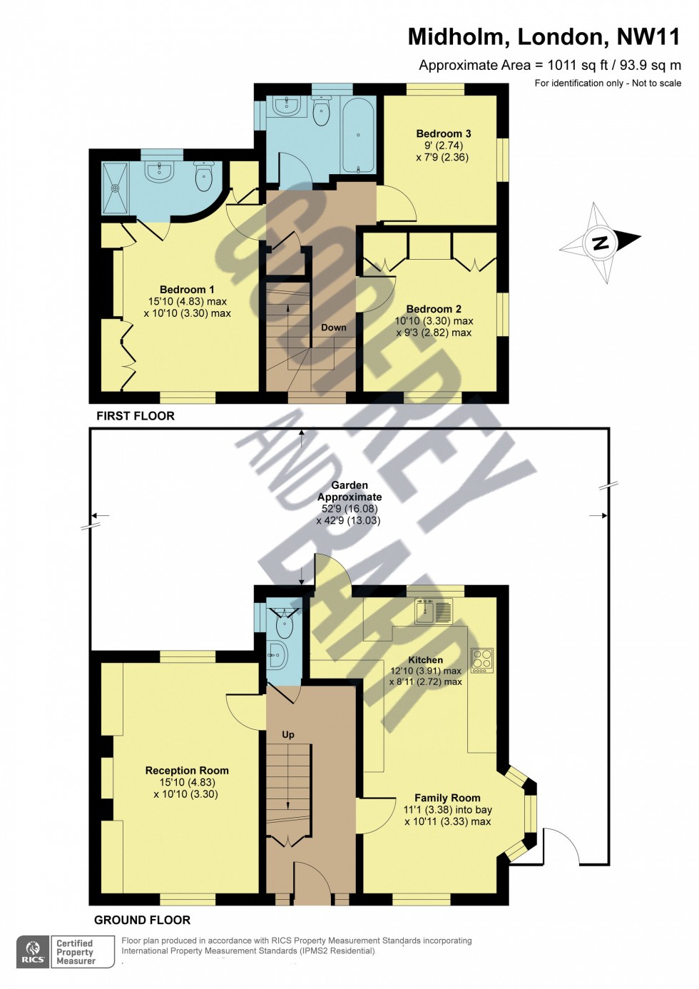 Floorplan for Midholm, Hampstead Garden Suburb