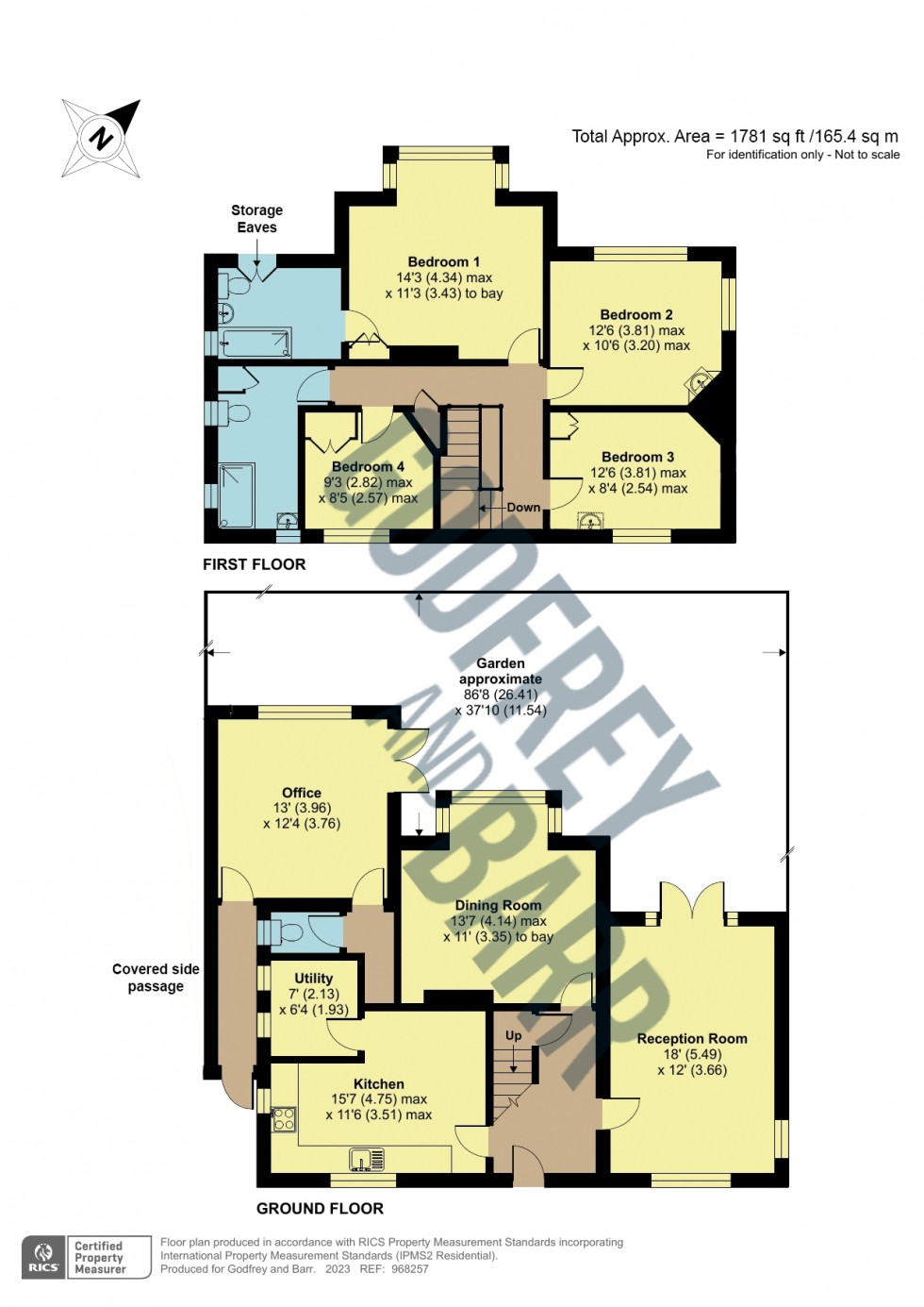 Floorplan for Wild Hatch, Hampstead Garden Suburb