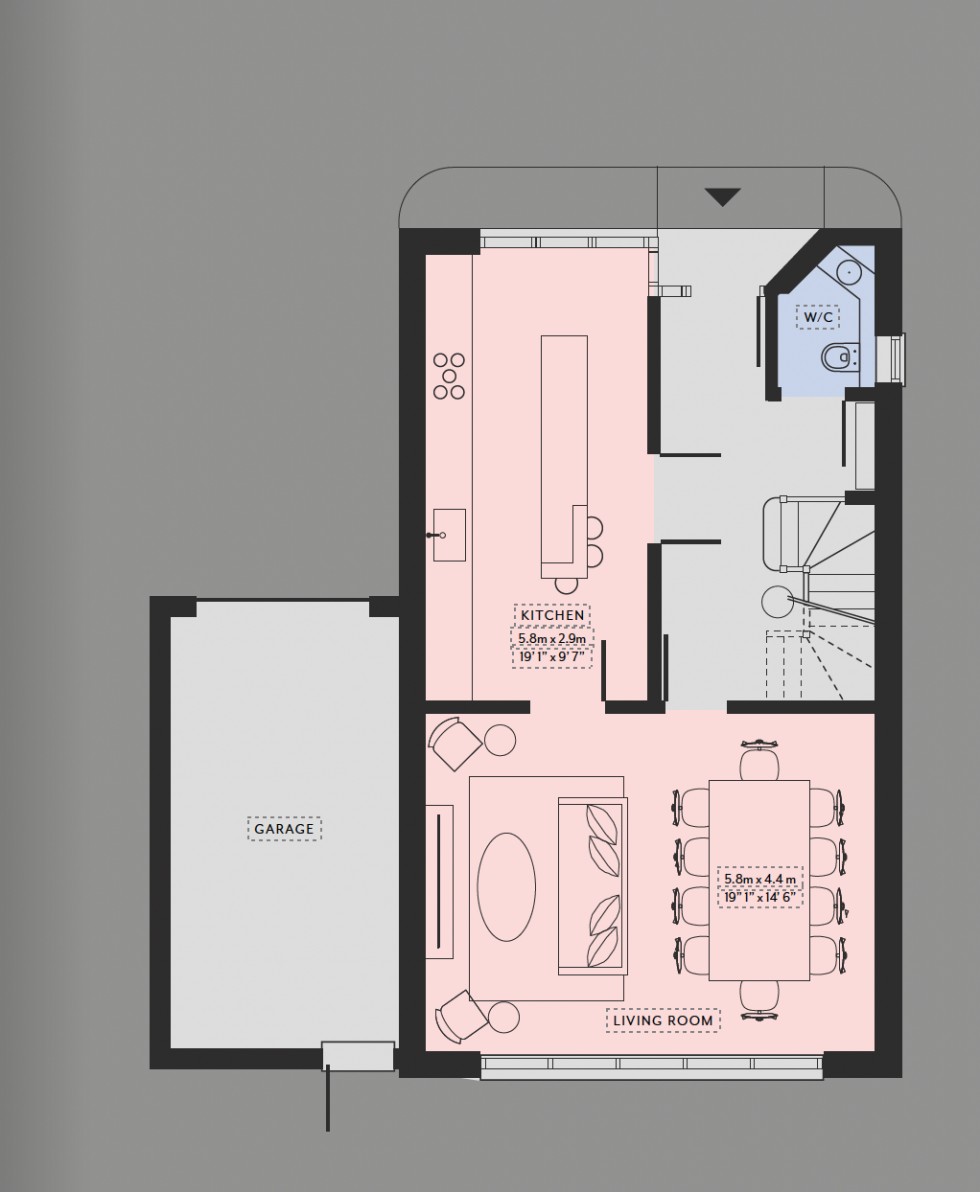 Floorplan for Garrick Way, Hendon