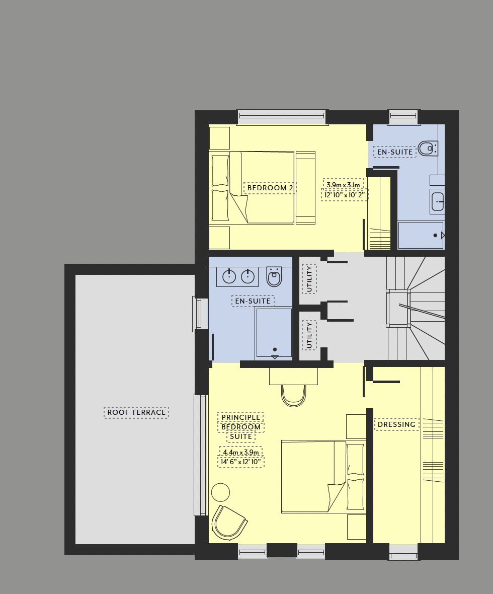 Floorplan for Garrick Way, Hendon