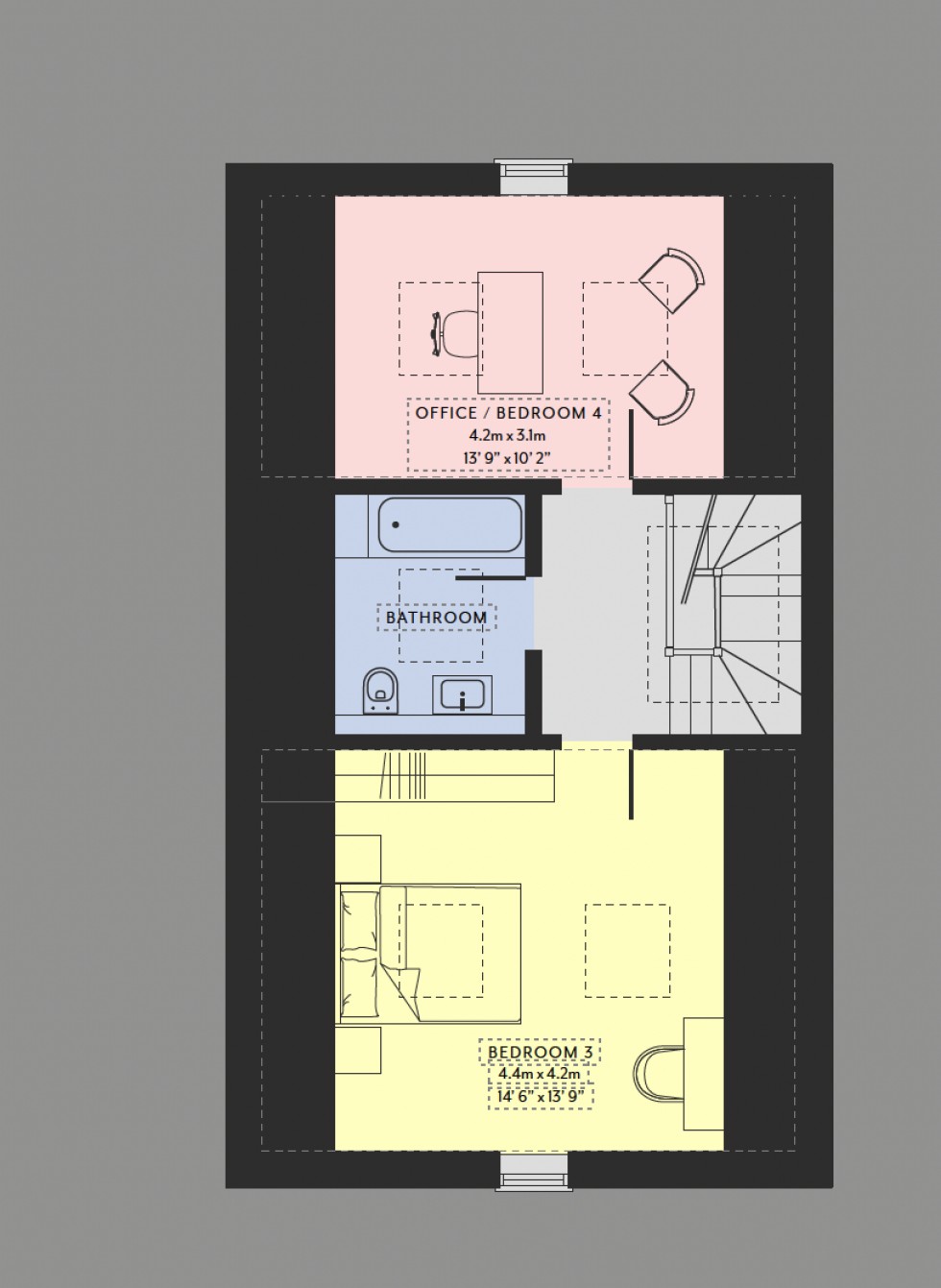 Floorplan for Garrick Way, Hendon