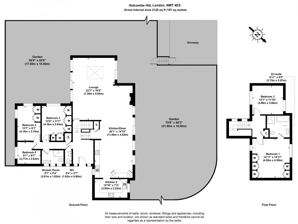 Floorplan for Holcombe Hill, Mill Hill