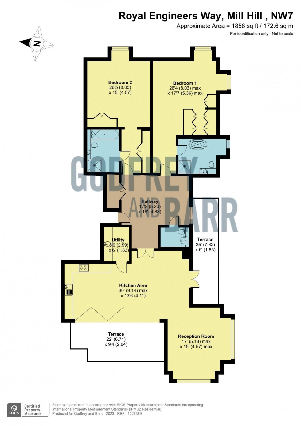 Floorplan for Royal Engineers Way, 16 Royal Engineers Way, Mill Hill