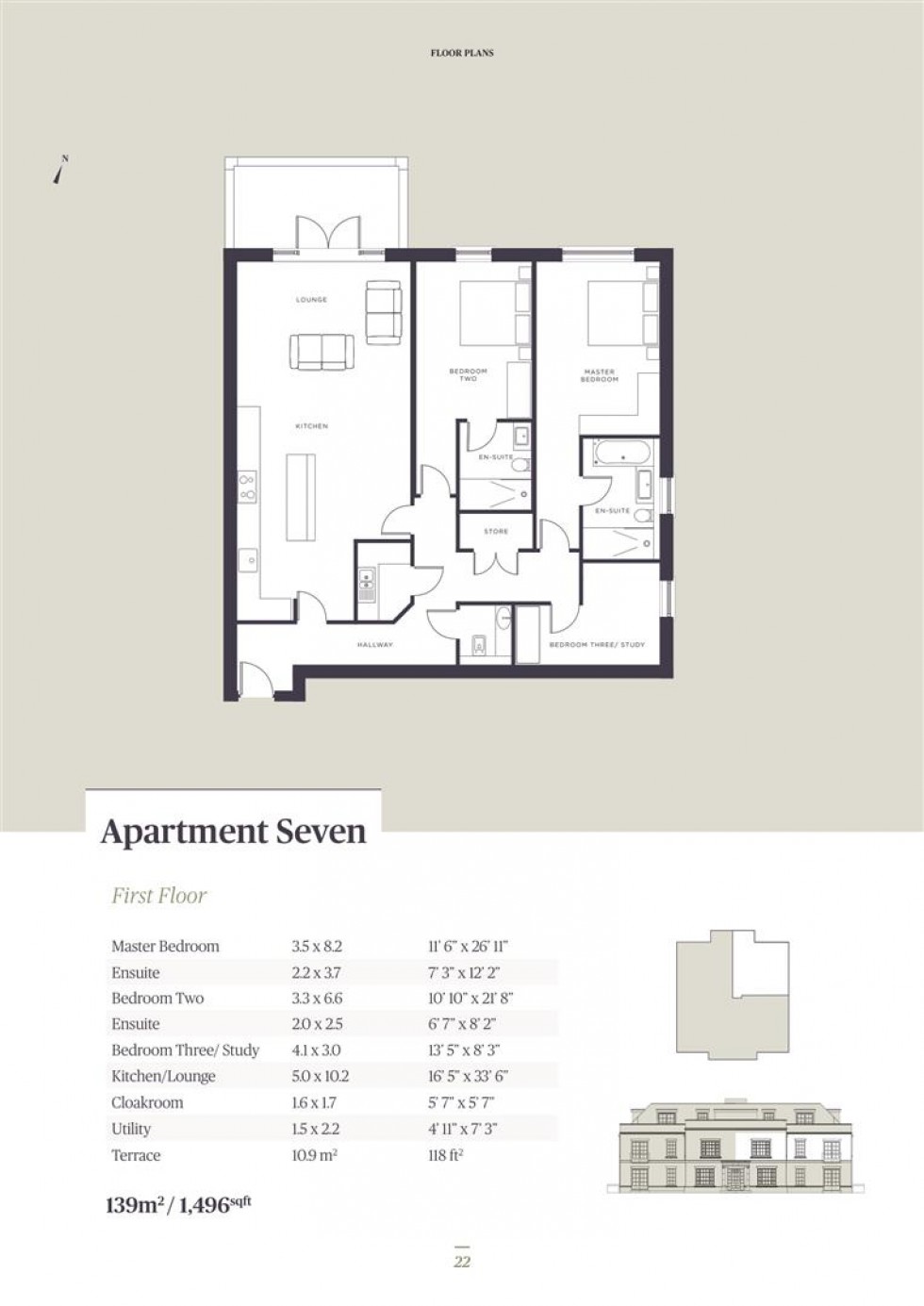 Floorplan for Newland Heights, Radlett