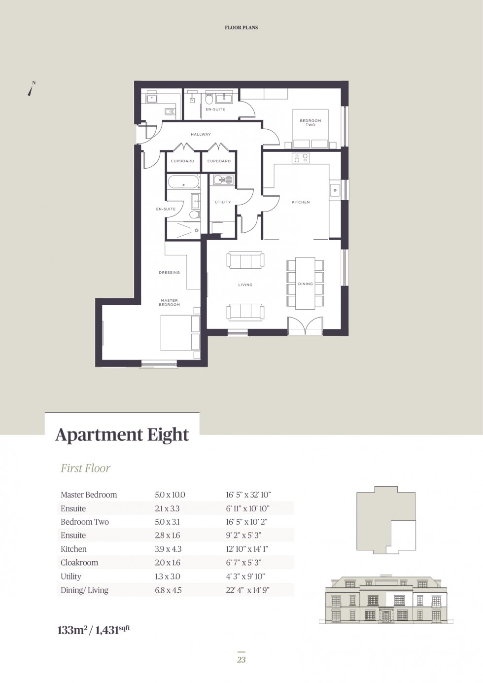 Floorplan for Newland Heights, Radlett