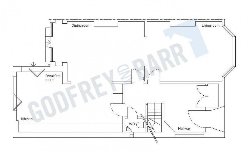 Floorplan for Corringham Road, Hampstead Garden Suburb Borders / Golders Green