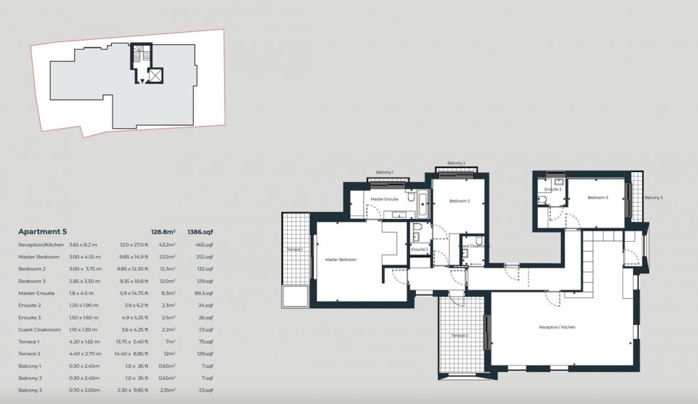 Floorplan for Temple Fortune Lane, Hampstead Garden Suburb / Temple Fortune